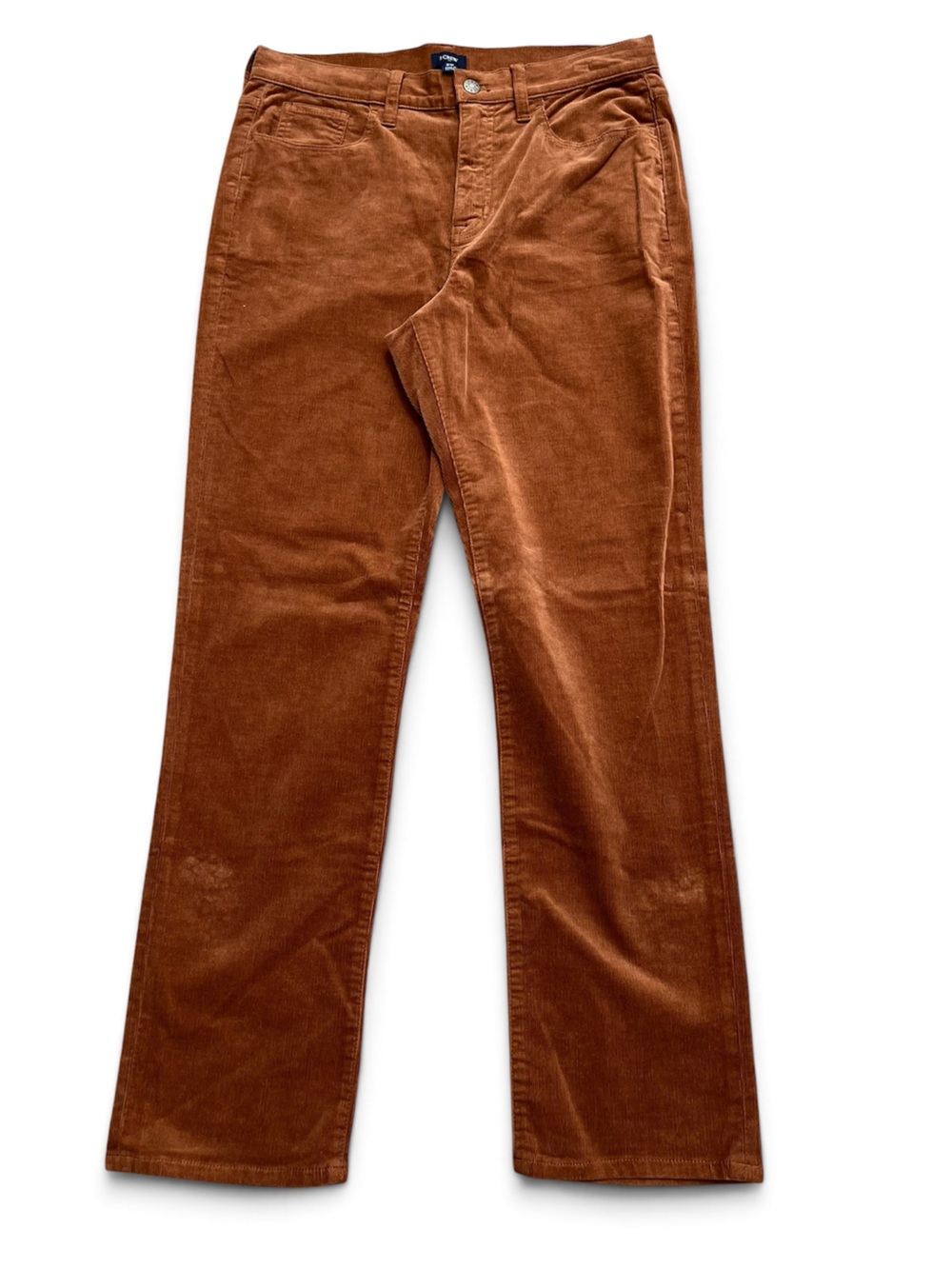 J.Crew Women’s Corduroy Pants in Rust Brown - Classic Casual Style